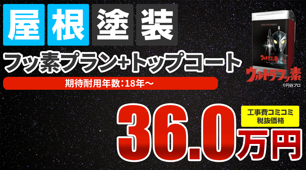 フッ素プラン+トップコート塗装塗装 税込39.6万円